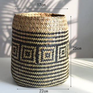 Handwoven African Seagrass Basket