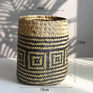 Handwoven African Seagrass Basket