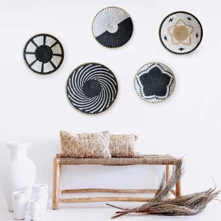 Handmade-Rattan-Deco-Wall-Plate-Basket-Hanging-Wall-Art-Natural-Home-Decor