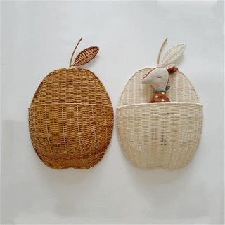 bian-brown-white-apple-shaped-rattan-wicker-wall-hanging-storage-basket-natural-nursery-kids-room-playroom-decor