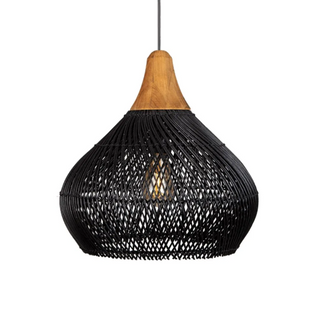 Bathari Handmade Rattan Pendant / Black_B