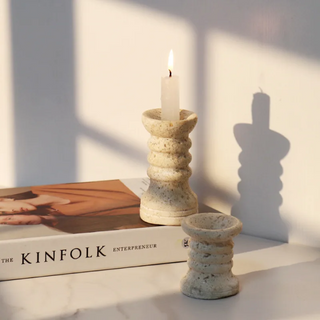 beige-handmade-marble-travertine-candle-holder-set-decorative-ornament-natural-home-decor