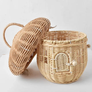 rattan-wicker-mushroom-house-basket-kids-toy-natural-nursery-playroom-decor