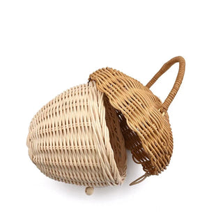 rattan-wicker-pine-cone-storage-basket-kids-toy-natural-nursery-playroom-decor