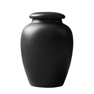 black-textured-ceramic-kitchen-storage-jar-canister-tea-coffee-spices-snacks-container