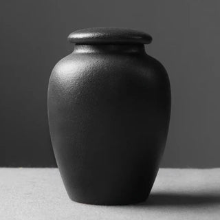 black-textured-ceramic-kitchen-storage-jar-canister-tea-coffee-spices-snacks-container