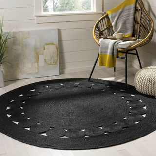 black-hand-braided-round-jute-rug-natural-boho-coastal-scandi-contemporary-home-decor