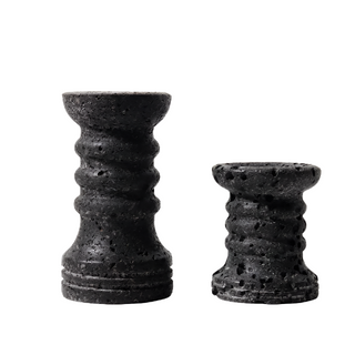 black-handmade-marble-travertine-candle-holder-set-decorative-ornament-natural-home-decor