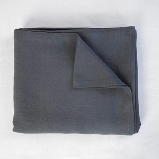 Black-Stone-Washed-Linen-Flat-Sheet-Pillowcases-Natural-Bedding