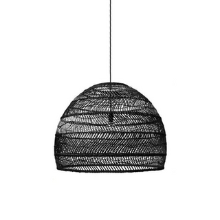 mawar-black-handwoven-rattan-bell-pendant-lampshade-ceiling-light-hanging-lamp-natural-home-decoration-boho-scandi-wabi-sabi-decor