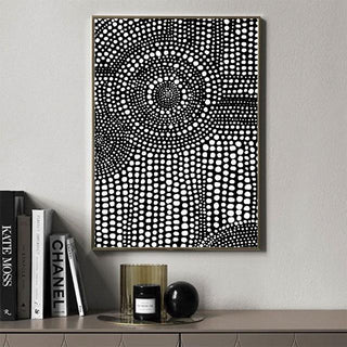 monochrome-geometric-modern-abstract-dots-canvas-print-poster-painting-wall-art-natural-home-decor