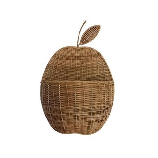 bian-brown-apple-shaped-rattan-wicker-wall-hanging-storage-basket-natural-nursery-kids-room-playroom-decor