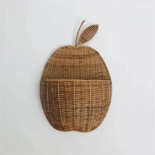 bian-brown-apple-shaped-rattan-wicker-wall-hanging-storage-basket-natural-nursery-kids-room-playroom-decor