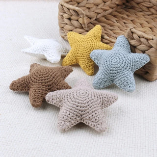 crochet-wool-star-baby-comforter-teether-pacifier-natural-safe-toys-nursery-decor