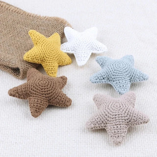 crochet-wool-star-baby-comforter-teether-pacifier-natural-safe-toys-nursery-decor