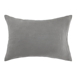 Dark-Grey-Standard-Stone-Washed-Linen-Pillowcases-Natural-Bedding