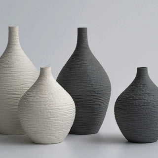 emi-modern-white-black-textured-ceramic-vase-contemporary-scandi-nordic-home-ornament-decor-accessory