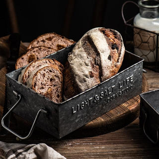 handmade-black-rustic-iron-metal-serving-tray-bread-box-with-handles-kitchen-pantry-storage