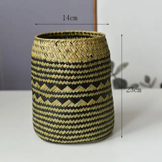 Handwoven African Seagrass Basket