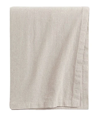 Handmade Pure Cotton Tablecloth / Ivory