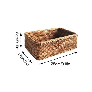 Rectangular-Handwoven-Rattan-Storage-Baskets-Fruit-Bread-Tray-Home-Storage-Organisation