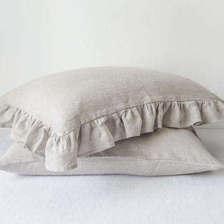 Natural-Ruffled-Stone-Washed-Linen-Pillowcases-Natural-Bedding