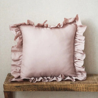 Pink-Ruffled-Stone-Washed-Linen-Pillowcases-Natural-Bedding