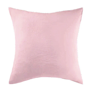 Pink-Square-Stone-Washed-Linen-Pillowcases-Natural-Bedding