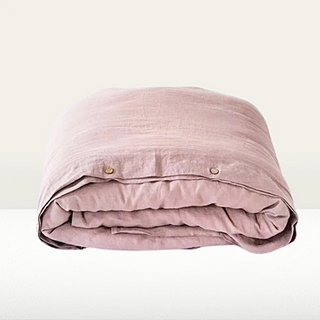 Pink-Stone-Washed-Linen-Duvet-Cover-Natural-Bedding