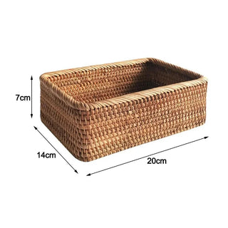 Rectangular-Handwoven-Rattan-Storage-Baskets-Fruit-Bread-Tray-Home-Storage-Organisation