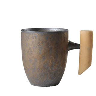 naha-handmade-stoneware-mug-with-wooden-handle-tea-coffee-latte-cup-japanese-creative-wabi-sabi-pottery