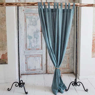 ocean-blue-stone-washed-linen-tab-top-curtain-panel-natural-home-decor