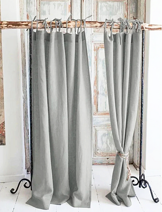 stone-washed-light-grey-linen-tie-top-curtain-panel-boho-scandi-contemporary-wabi-sabi-natural-home-decor