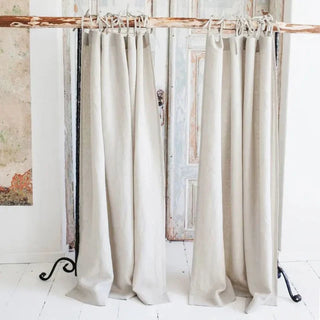 stone-washed-natural-linen-tie-top-curtain-panel-boho-scandi-contemporary-wabi-sabi-natural-home-decor