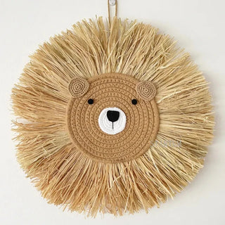 handmade-raffia-lion-wall-deco-wall-hanging-hand-woven-straw-decorative-ornament-kids-room-nursery-boho-nordic-home-decor