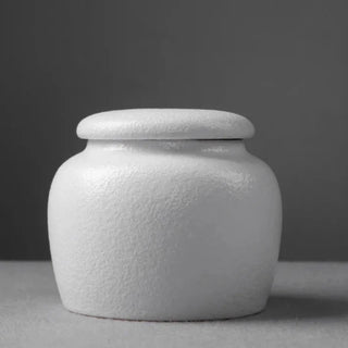 white-textured-ceramic-kitchen-storage-jar-canister-tea-coffee-spices-snacks-container