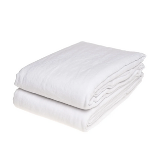 White-Stone-Washed-Linen-Flat-Sheet-Pillowcases-Natural-Bedding