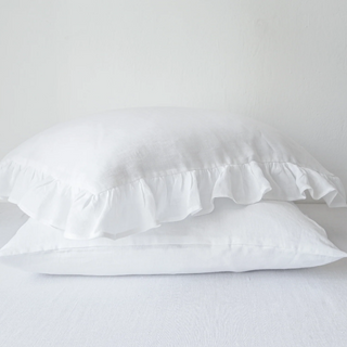 White-Ruffled-Stone-Washed-Linen-Pillowcases-Natural-Bedding