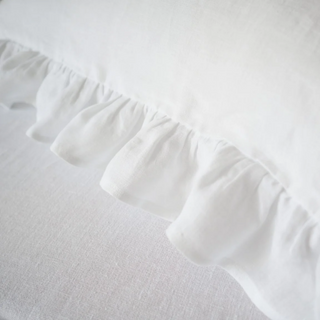 White-Ruffled-Stone-Washed-Linen-Pillowcases-Natural-Bedding