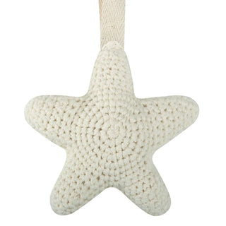 white-crochet-cotton-stars-baby-pacifier-dummy-clip-pendant-teether-natural-safe-baby-toy-rattle-nursery-decor