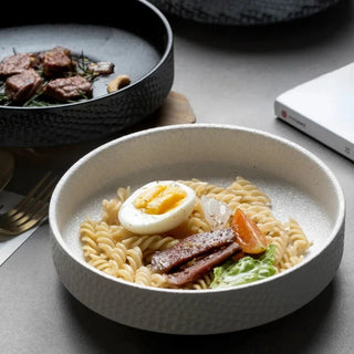 Japanese-style-deep-ceramic-plate-household-high-end-dish-pasta-soup-salad-steak-noodles