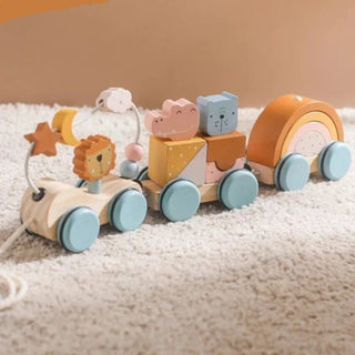 wooden-zoo-train-set-pull-along-montessori-baby-toddler-toy-animals-shapes-hand-eye-coordination